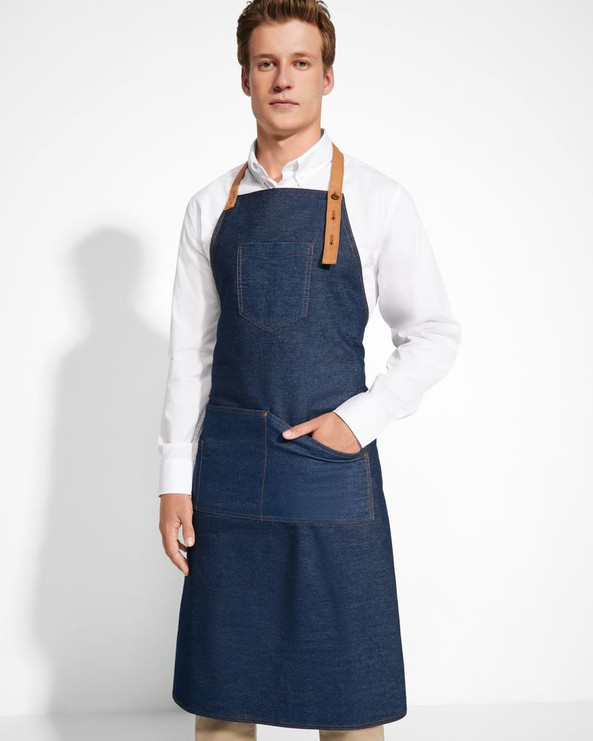 Roly DE9126 - BATALI Tablier long en tissu jean