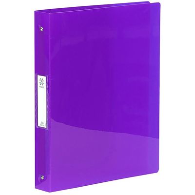 Viquel Propyglass - Classeur à anneaux - Dos 40 mm - A4 Maxi - pour 225 feuilles - transparent