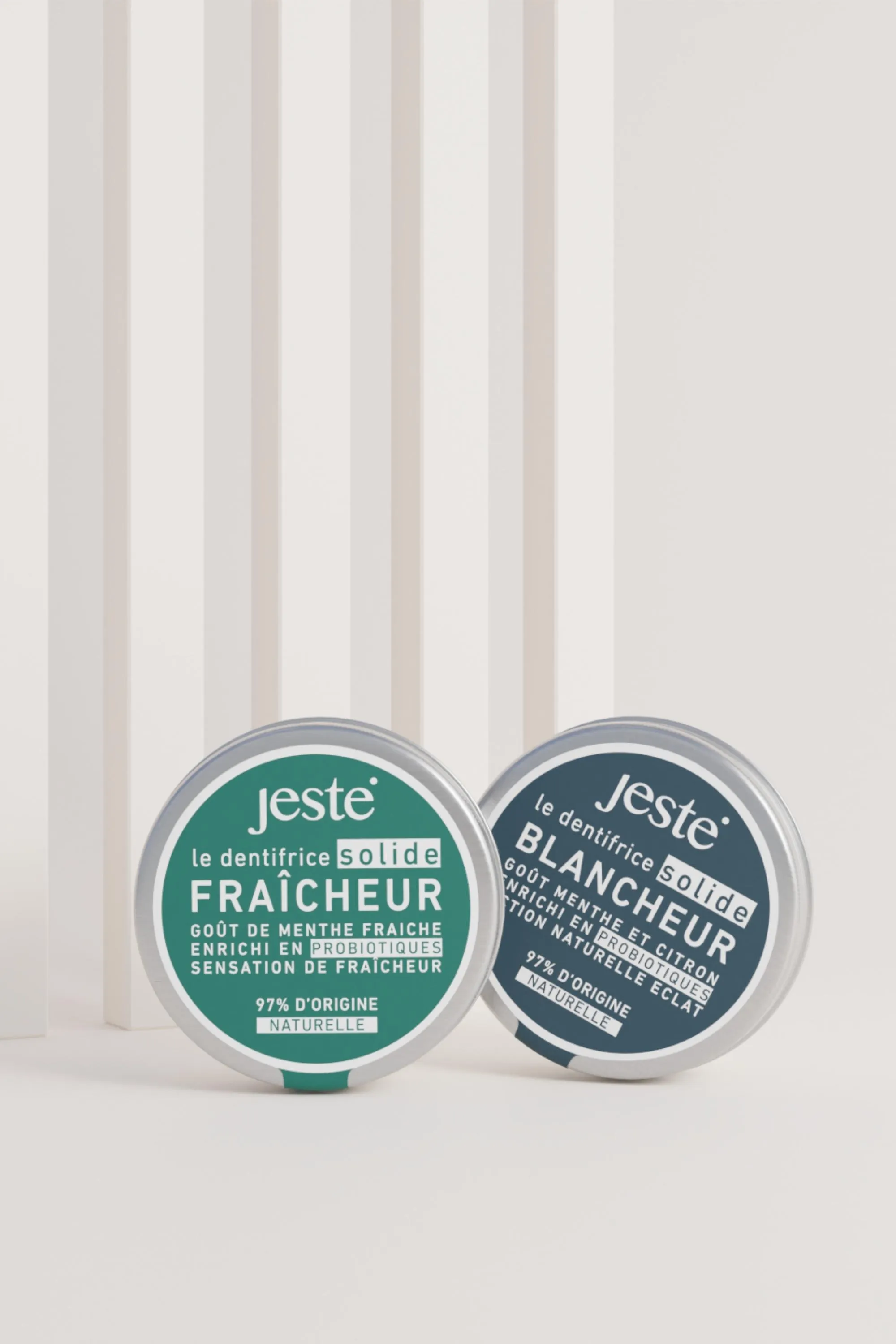 Jeste Dentifrice solide blancheur rechargeable-20 g