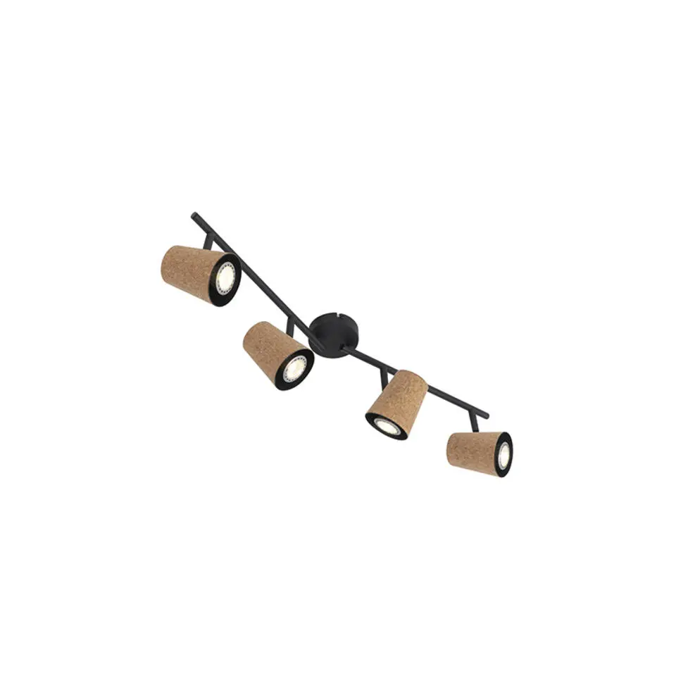 Qazqa opbouwspots corky beige gu10