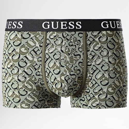 Lot De 3 Boxers U3RG05 Noir Vert Kaki