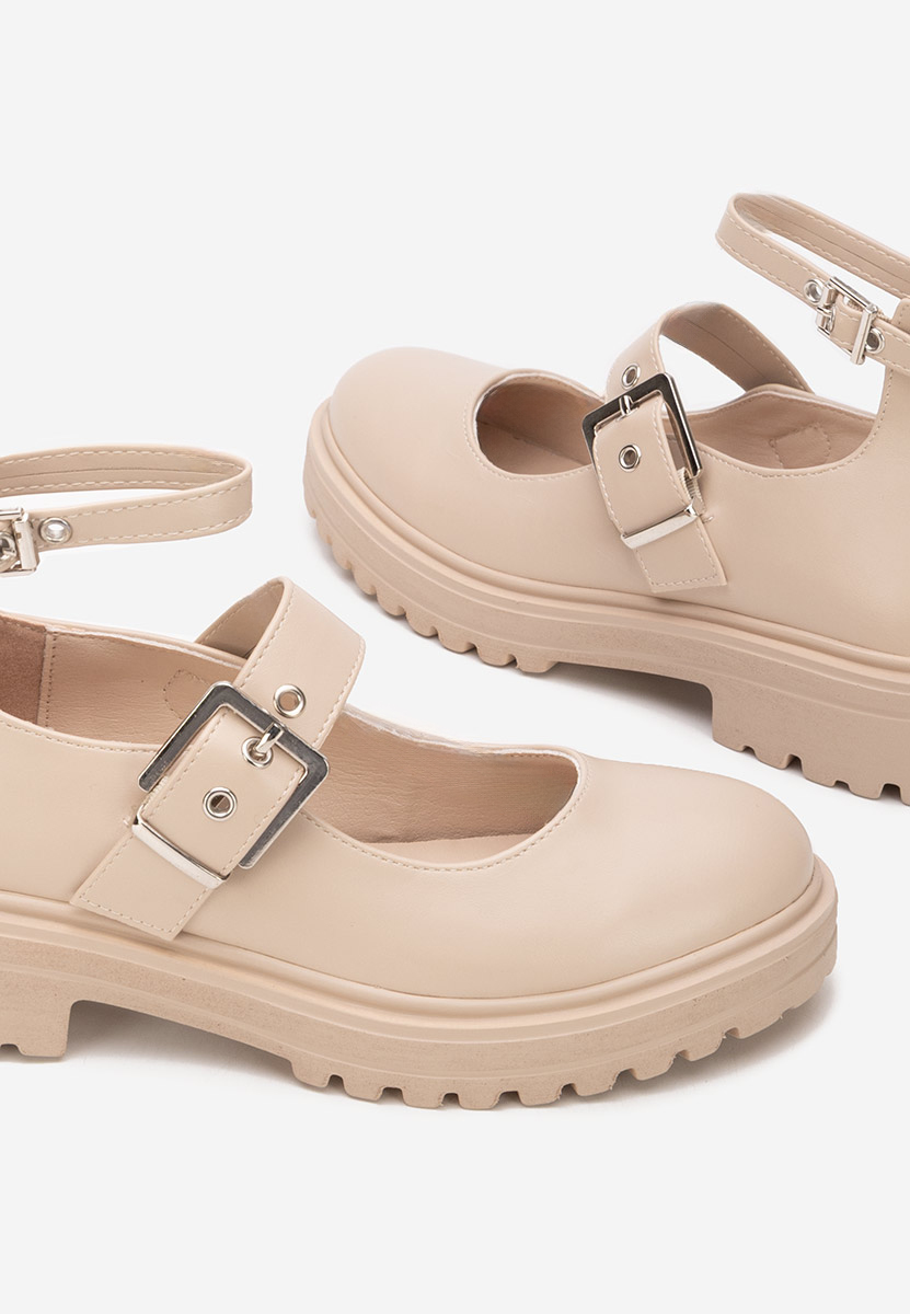 Chaussures casual femme beige Malvina