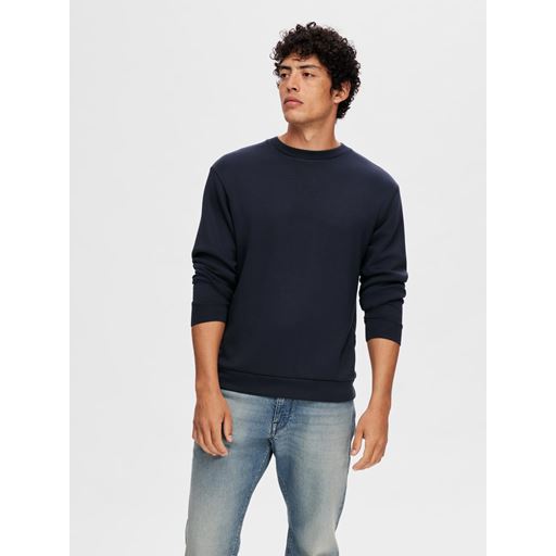 Selected Homme Emanuel Soft Sweatshirt, Sky Captain, XL