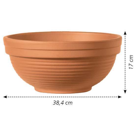 Coupe Giganti en terre cuite Ø 38,4 x H. 17cm