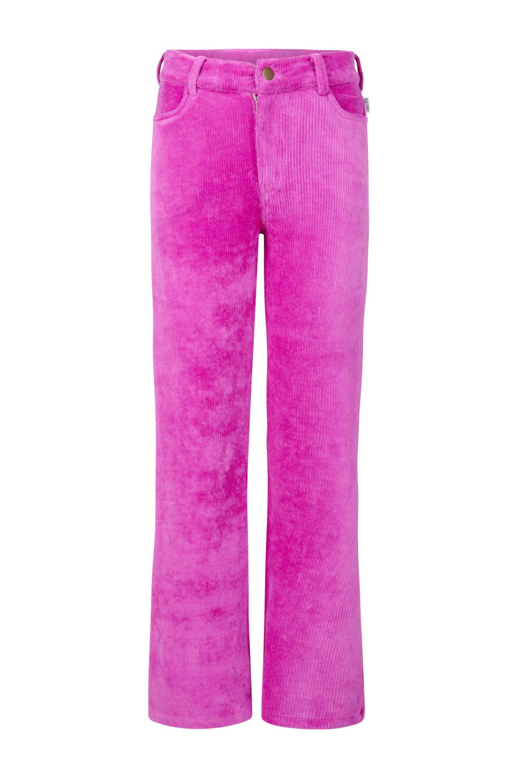 Blue Rebel corduroy wide leg broek Laura roze