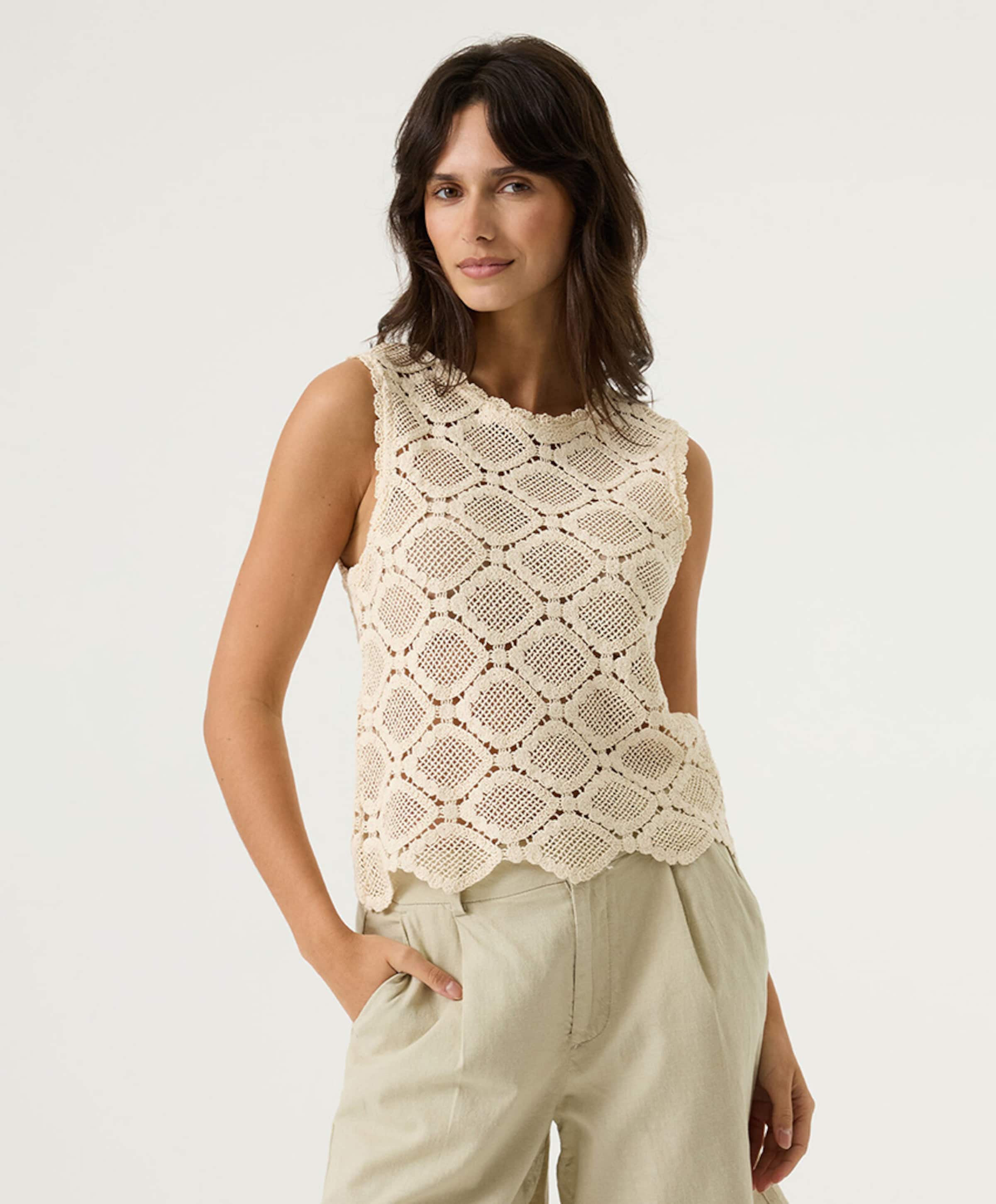 Garcia Dames top ecru