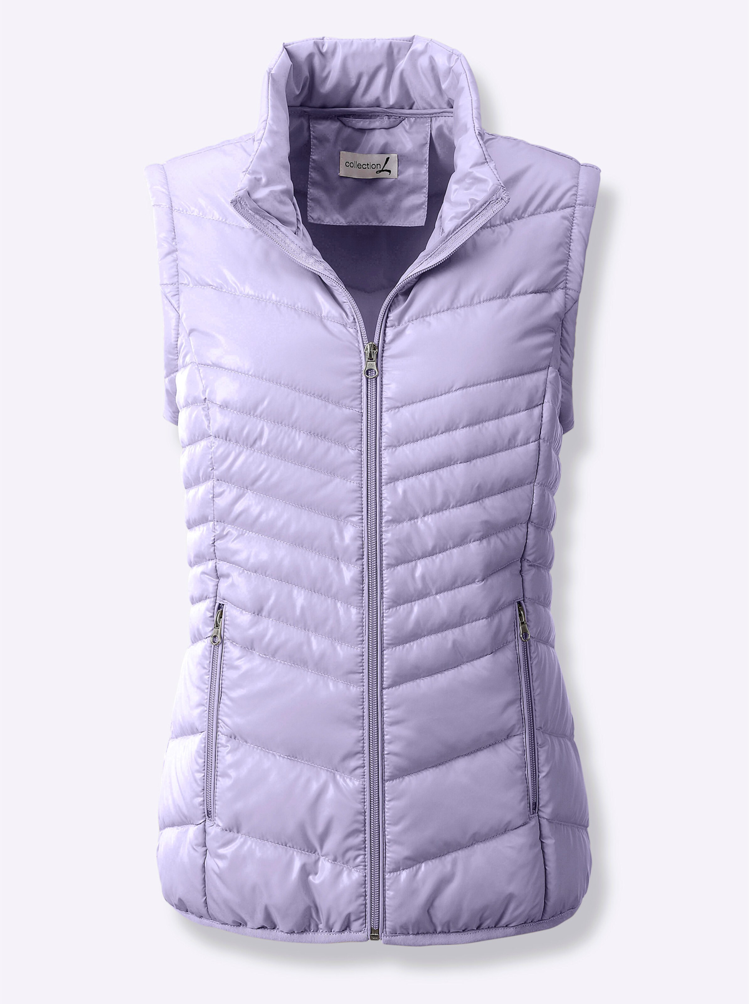 Steppjacke in flieder