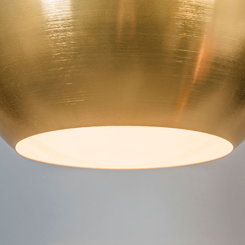 Art deco hanglamp goud bol 50cm - Slice