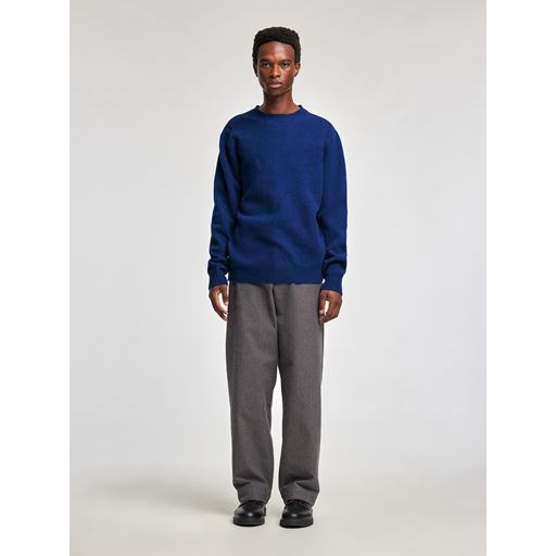 Annarr Ragi Wool Striktrøje, Maritime Blue, XXL