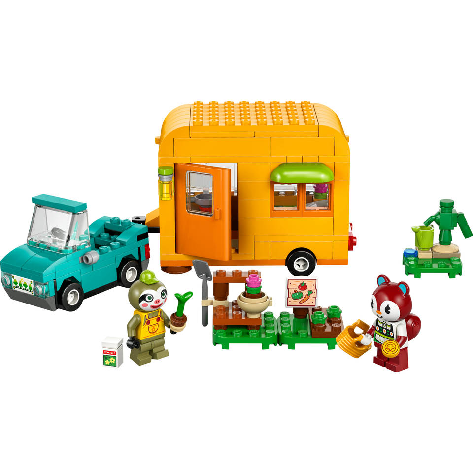 LEGO Animal Crossing Leifs caravan en tuinwinkel 77054