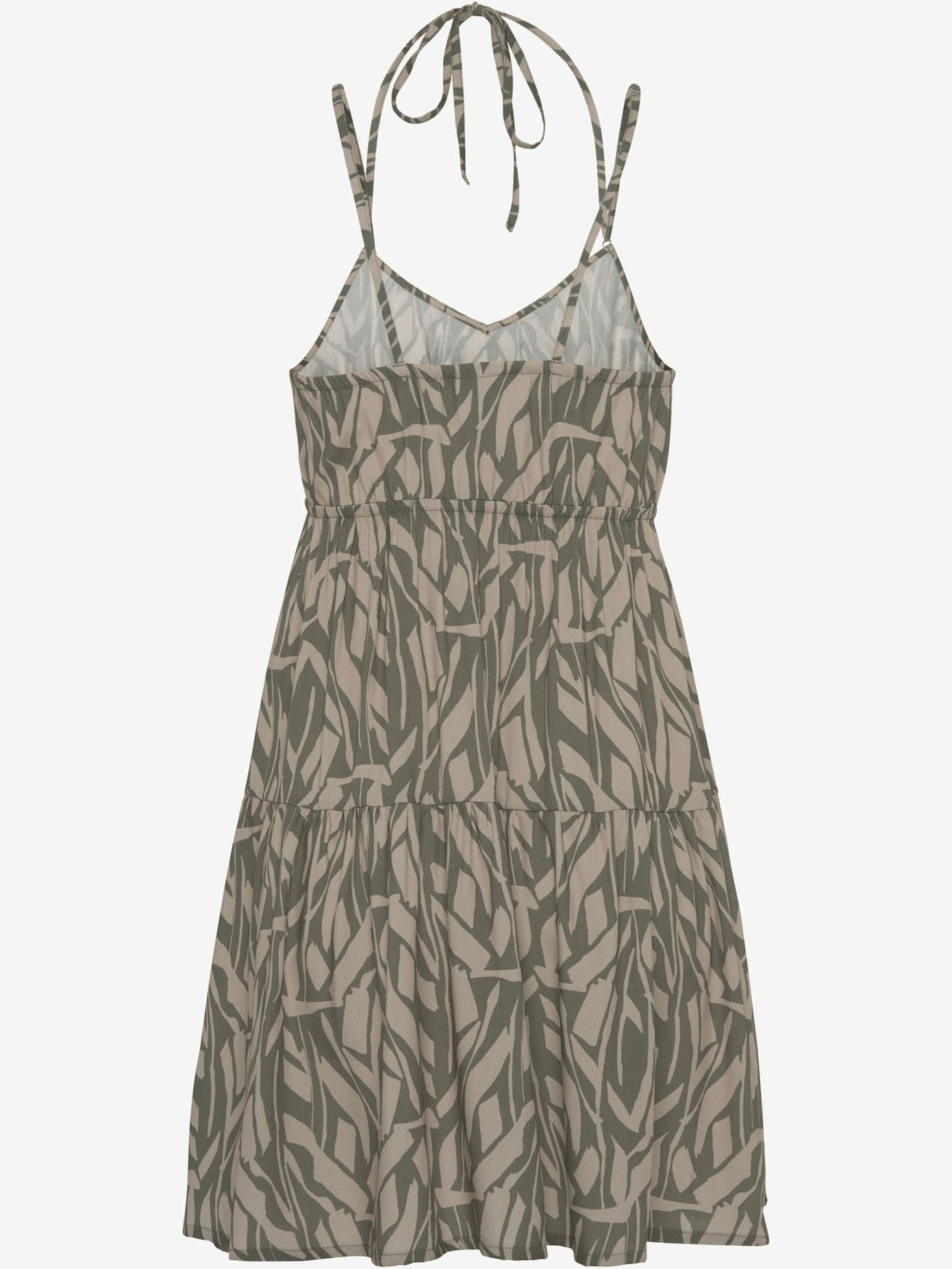 Robe en jersey encolure en v dégagée
