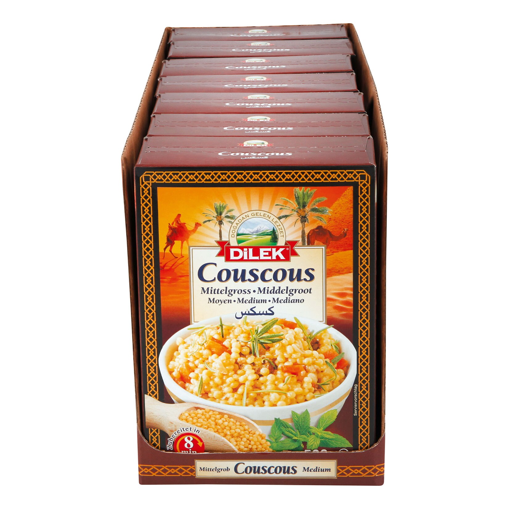 Dilek Couscous mittelgross 500 g, 7er Pack