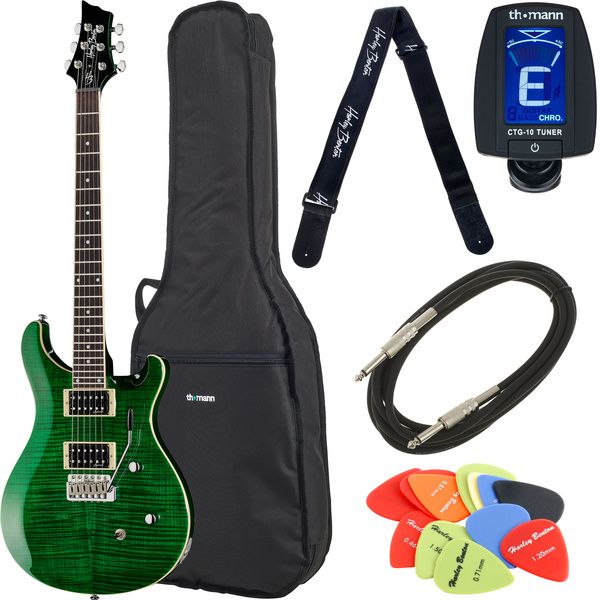 Harley Benton CST-24T Emerald Flame Bundle