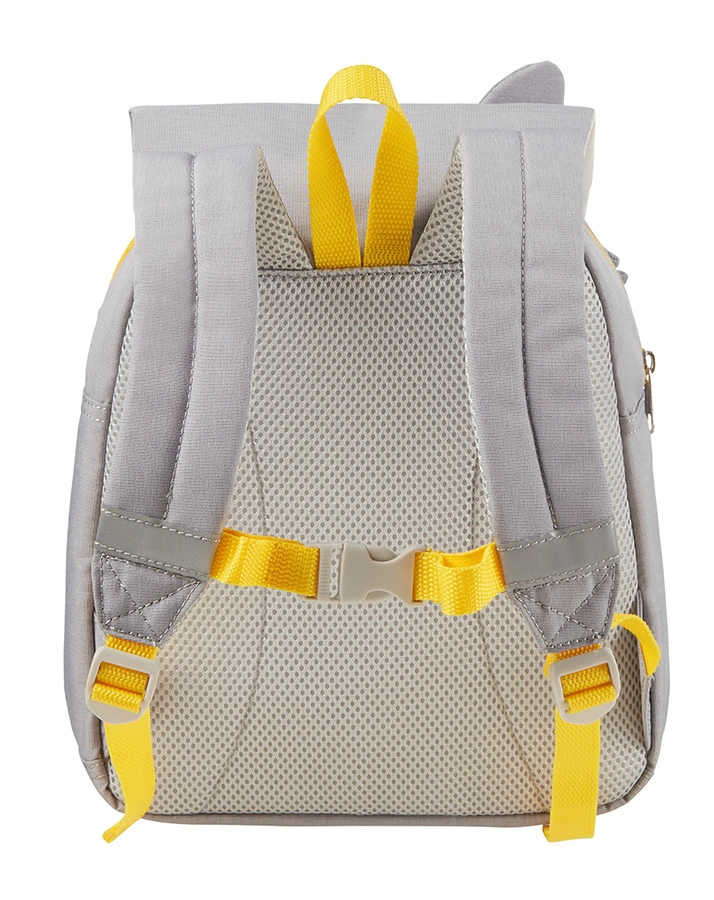 Rucksack HAPPY SAMMIES ECO S – RACOON REMY (24x27,5x14,5) in grau