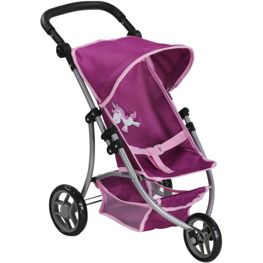 knorr toys® Puppenbuggy Jogger Lio - UMA. Das Einhorn purple rosa