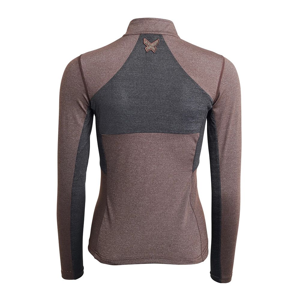 Kingsland KLALEECE - Maillot Femme brown chocolate tort