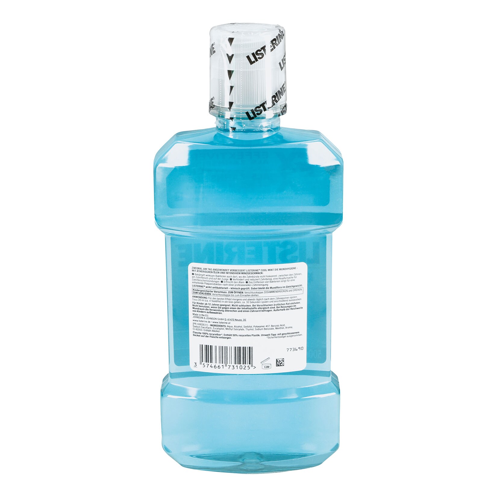 Listerine Mundspülung Cool Mint 500 ml, 6er Pack