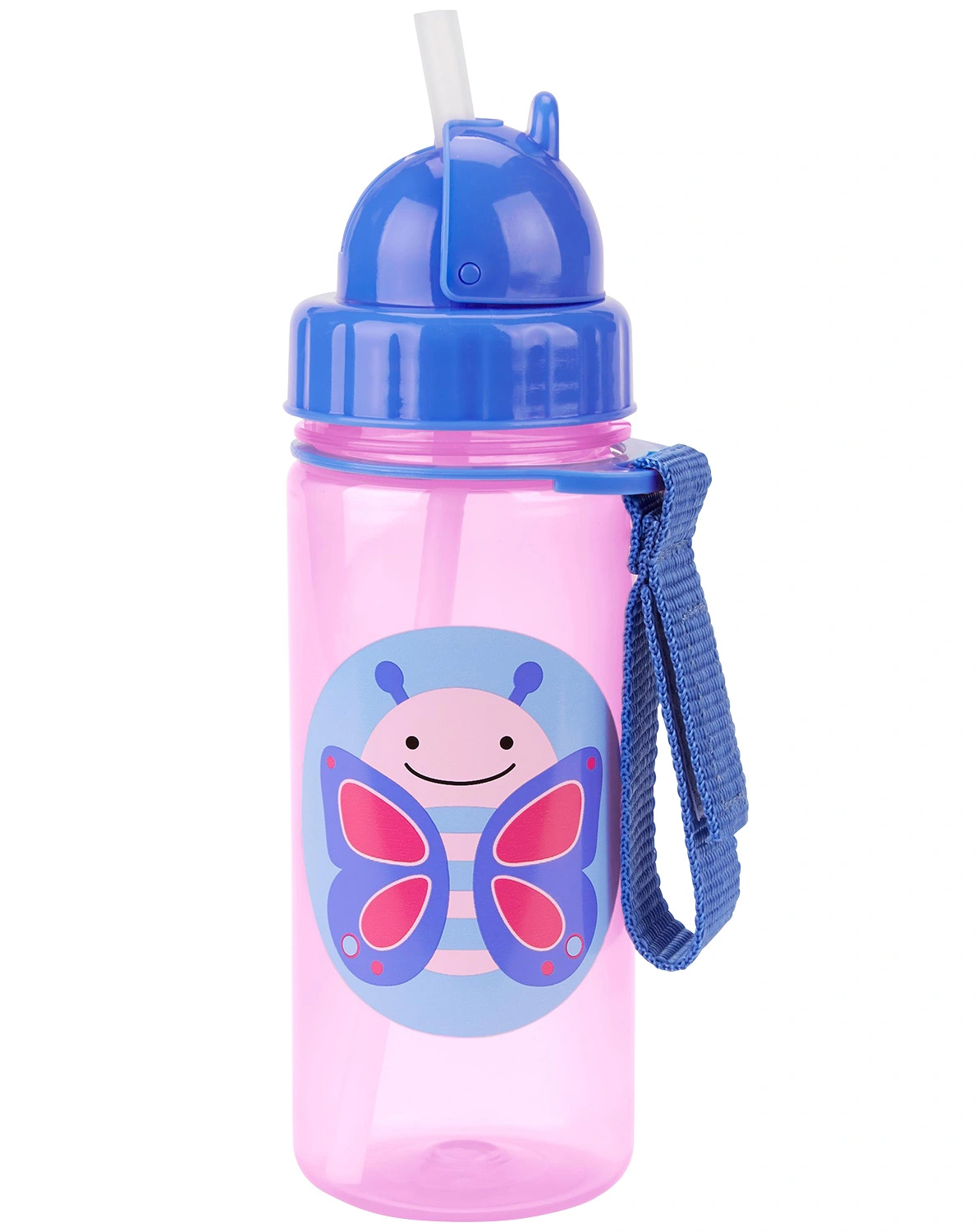 Trinkflasche ZOO -  SCHMETTERLING (385ml) in lila/