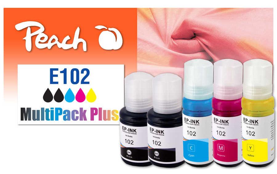 Tinte Epson CISS 102 Multi-Pack+ C, M, Y, BKDruckerpatrone: Schwarz, Cyan, Magenta, Gelb