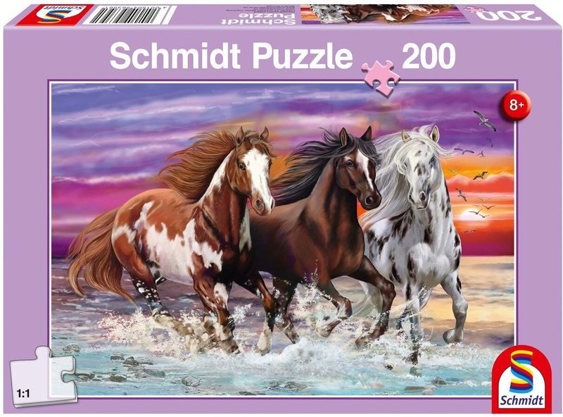 Schmidt Spiele - Puzzel - 200 Stukjes - Motief - 17 x 11,4 Inch