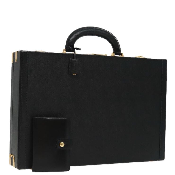 Celine Vintage Céline Briefcase Black