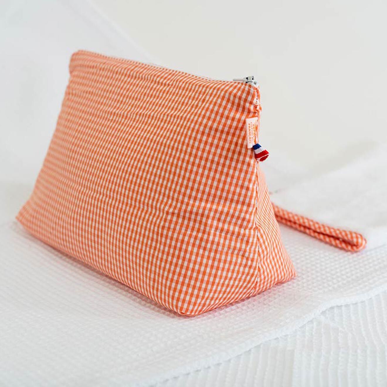 Papate Trousse de Toilette en Coton Bio vichy - 23x17 cm