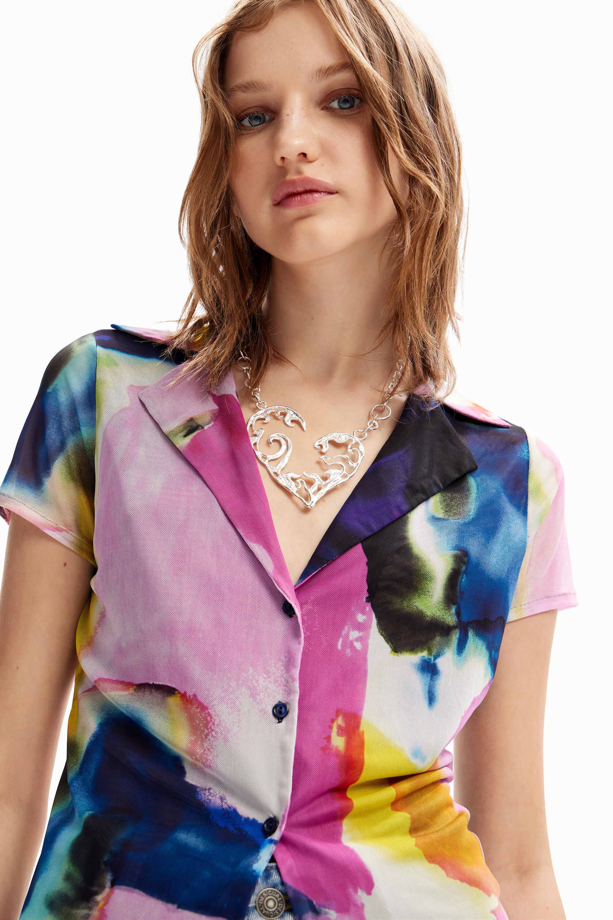 T-shirt resort tulle aquarelle