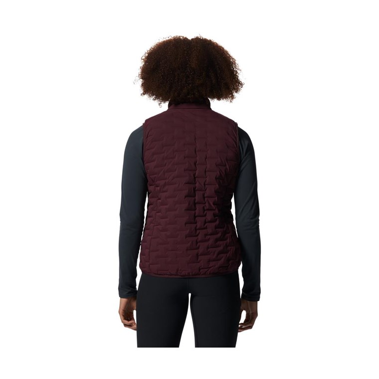 Mountain Hardwear Stretchdown Light Vest Women Cocoa Red