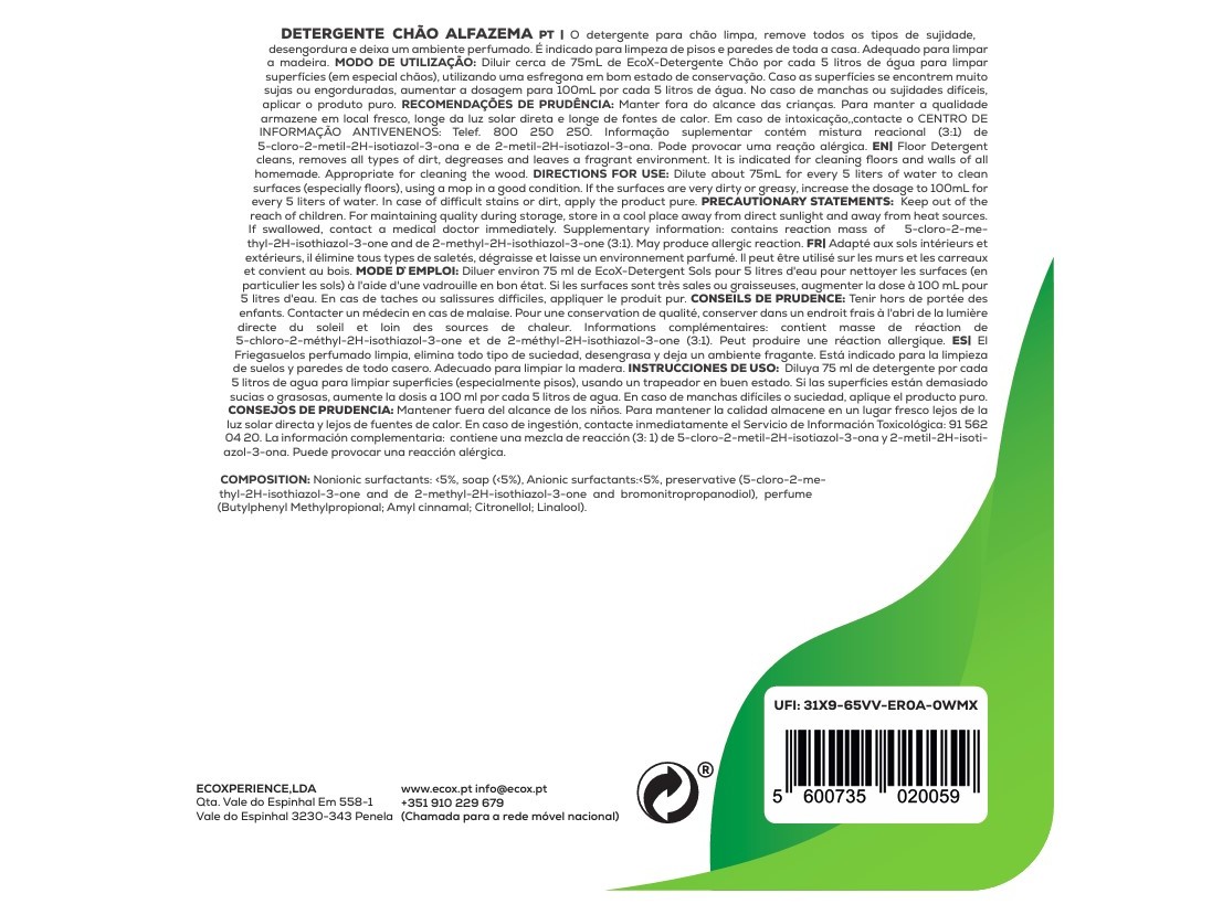 LAVA TUDO ECOX ALFAZEMA 850 ML