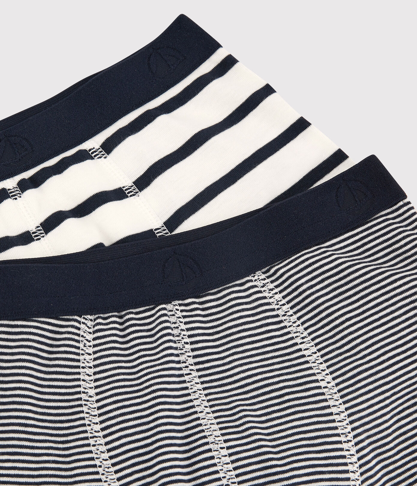 Lot de 2 boxers rayés garçon