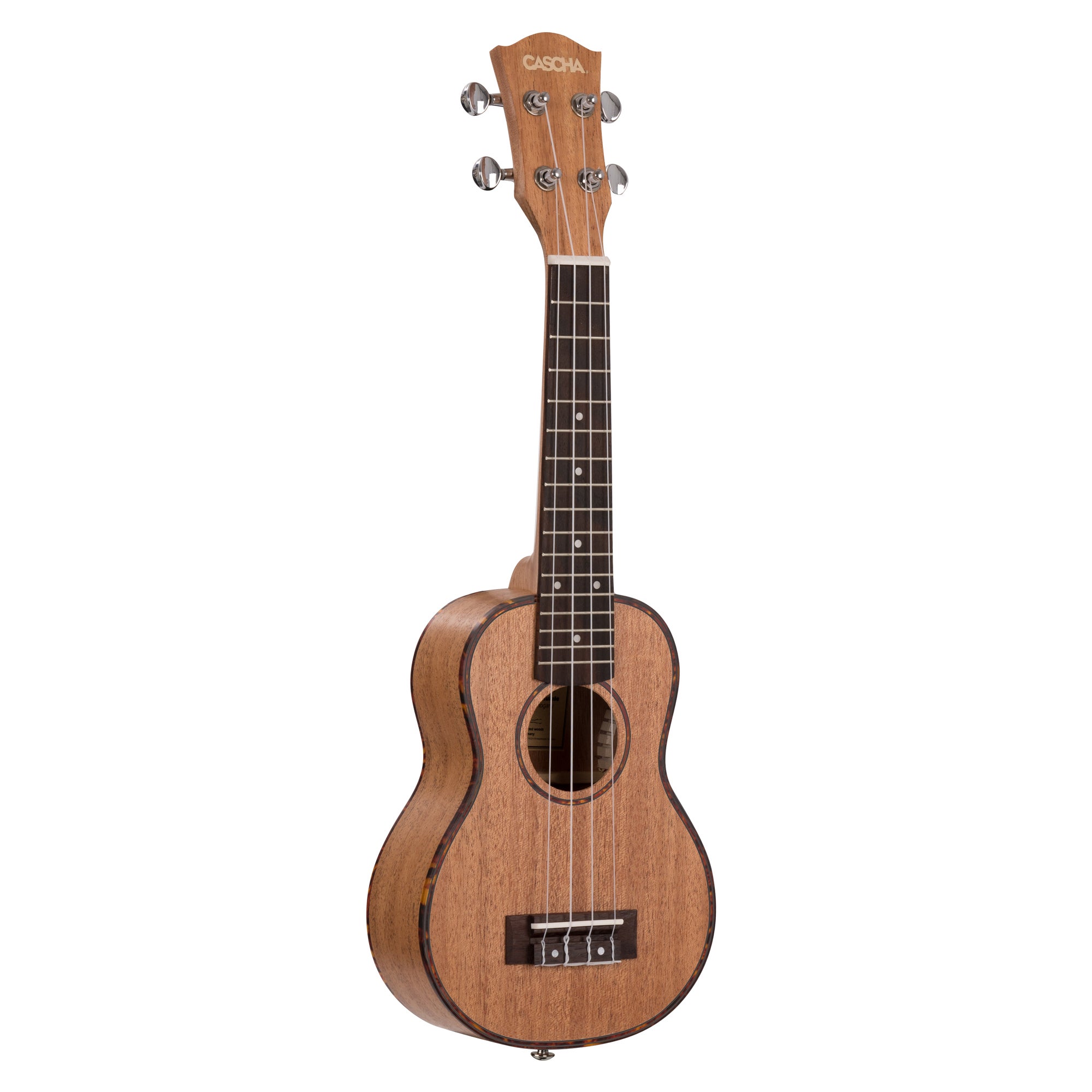 Cascha HH 2027 IT Mahogany sopraan ukelele set (Italiaans)