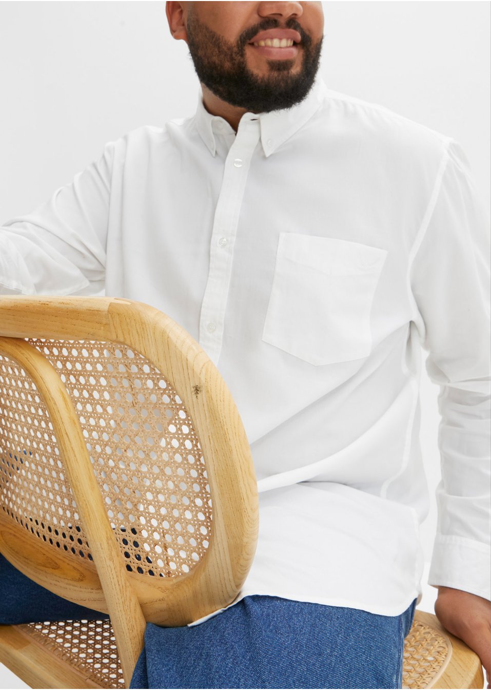 Chemise manches longues Oxford Essential