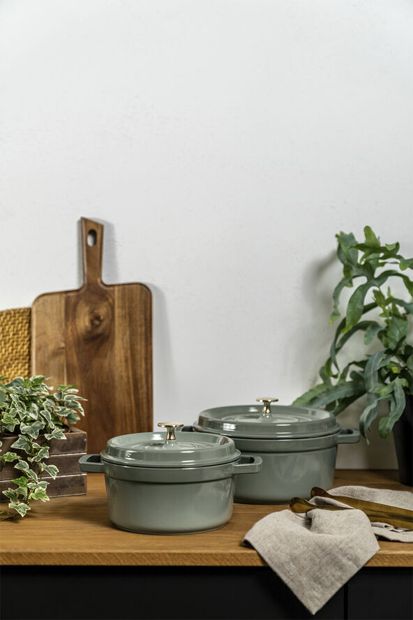 Staub Cocotte 26 cm Eukalyptus Støbejern Eukalyptus