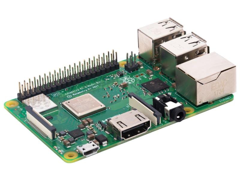 HutoPi Starter Kit Raspberry Pi 3B  1 GB, 16 GB SD Raspberry Pi Entwicklerboard Set mit Netzteil, Gehäuse, SD Karte und Kabel