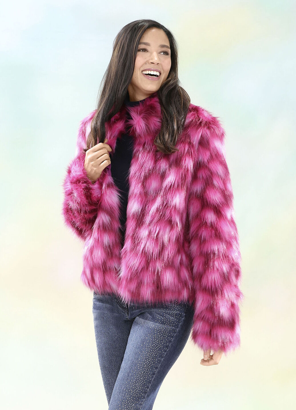 Kurzjacke mit hohem Kuschelfaktor