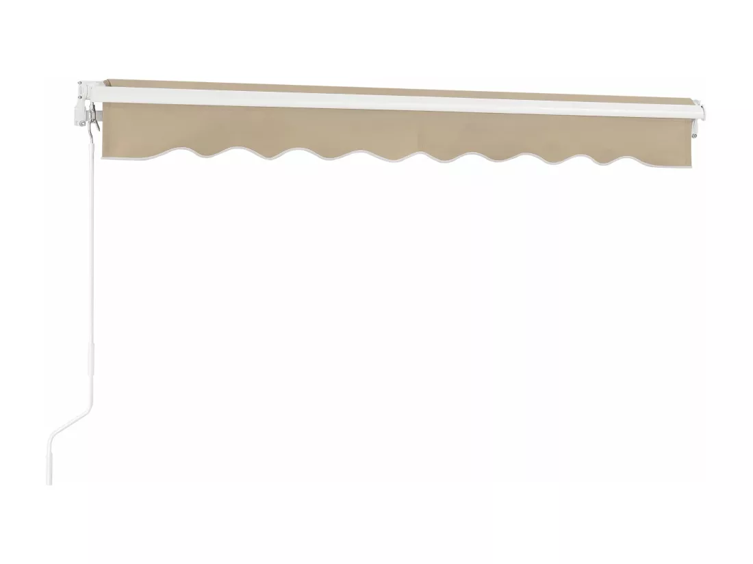 Store banne avec manivelle beige 350 x 350 x 250 cm 03_0008308