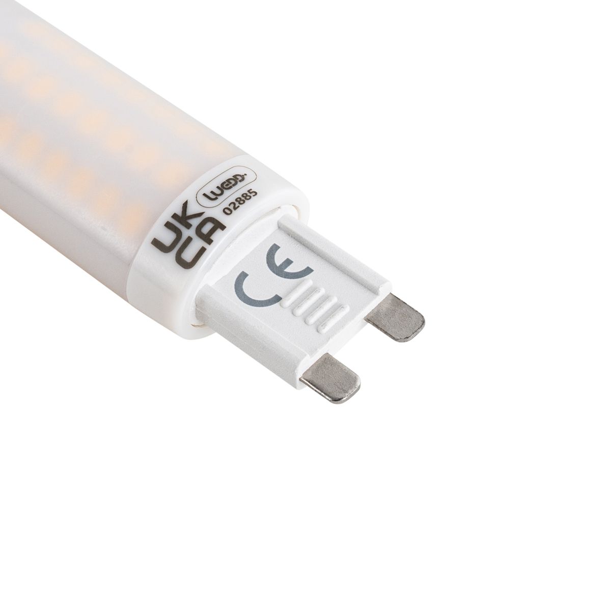 Set van 2 G9 3-staps dimbare LED lampen opaal 4.5W 500 lm 4000K