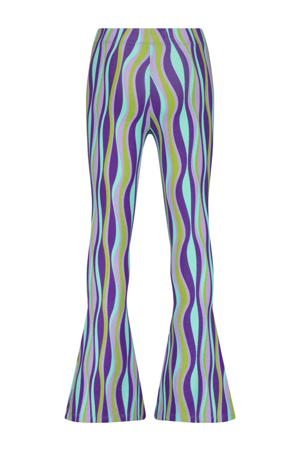 Raizzed flared legging paars