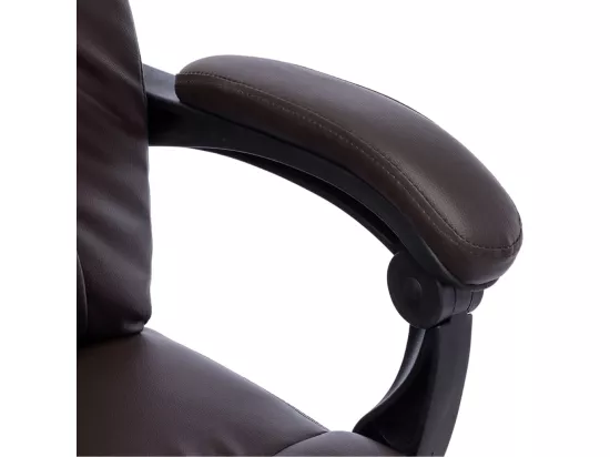 Prolenta Premium - Chaise de bureau de massage Marron Similicuir