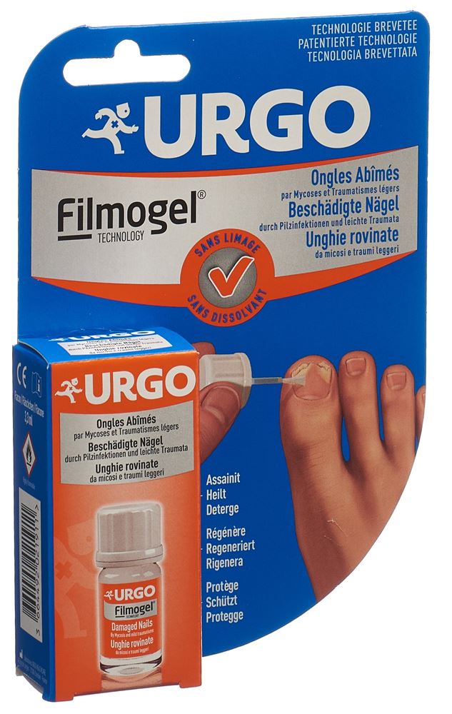 Urgo Filmogel<br>3.3 ml, Flasche, Gel, geschädigte Nägel