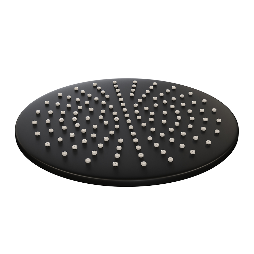 Brauer Black Edition opbouw regendoucheset met 3 standen handdouche en hoofddouche 30cm zwart mat