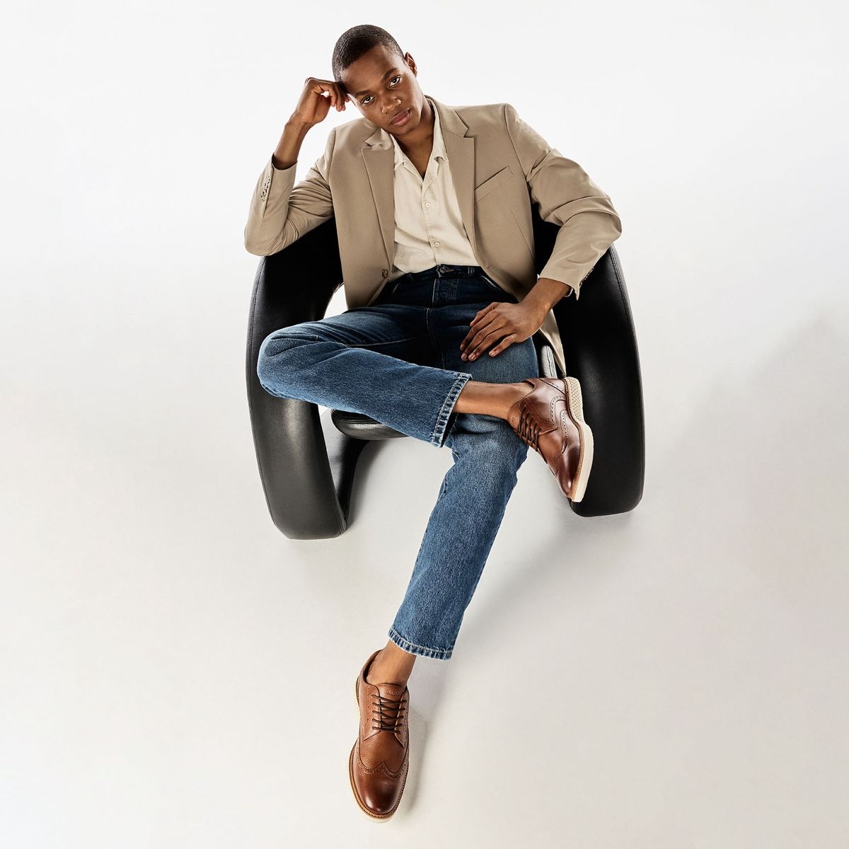 Wingstroll Cognac Men Casual Shoes
