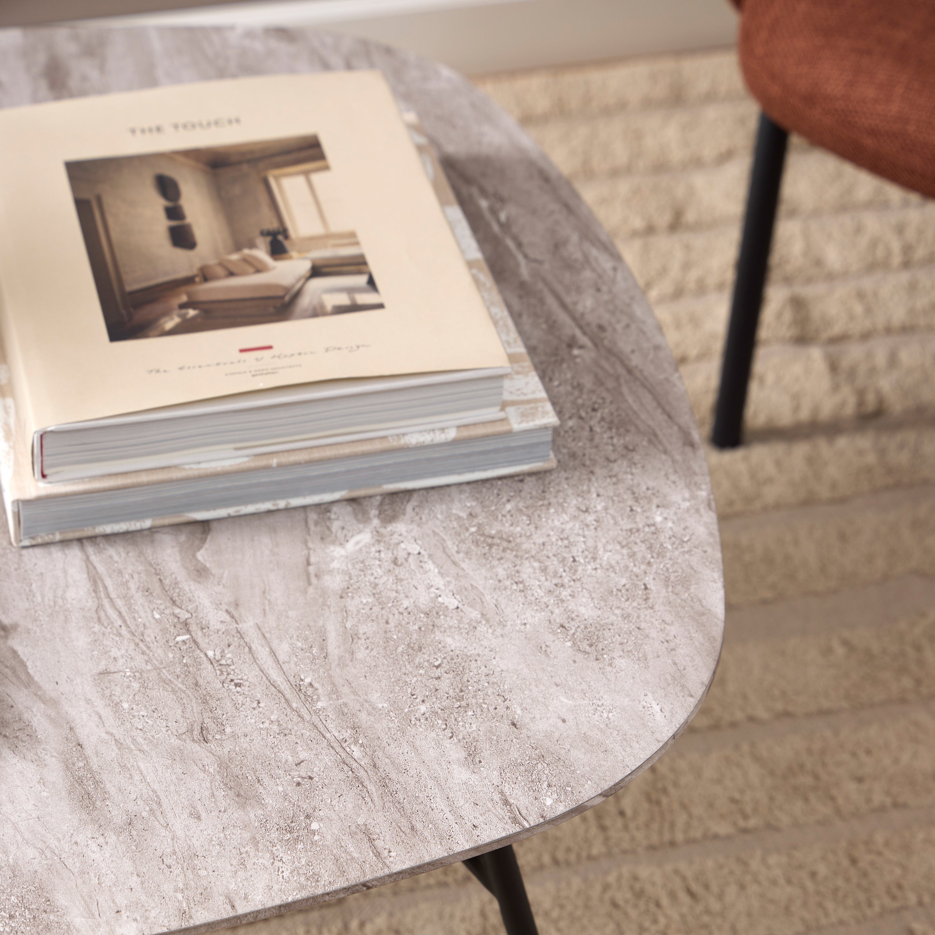 by fonQ Mik Salontafel H 40 x B 90 x D 90 cm - Grijs