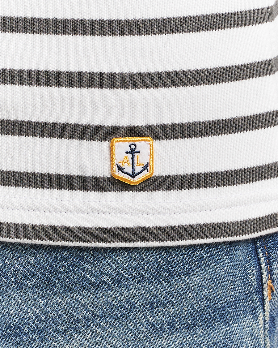 Armor-lux Houat Héritage Stripe Long Sleeve T-Shirt Milk/Chiméra