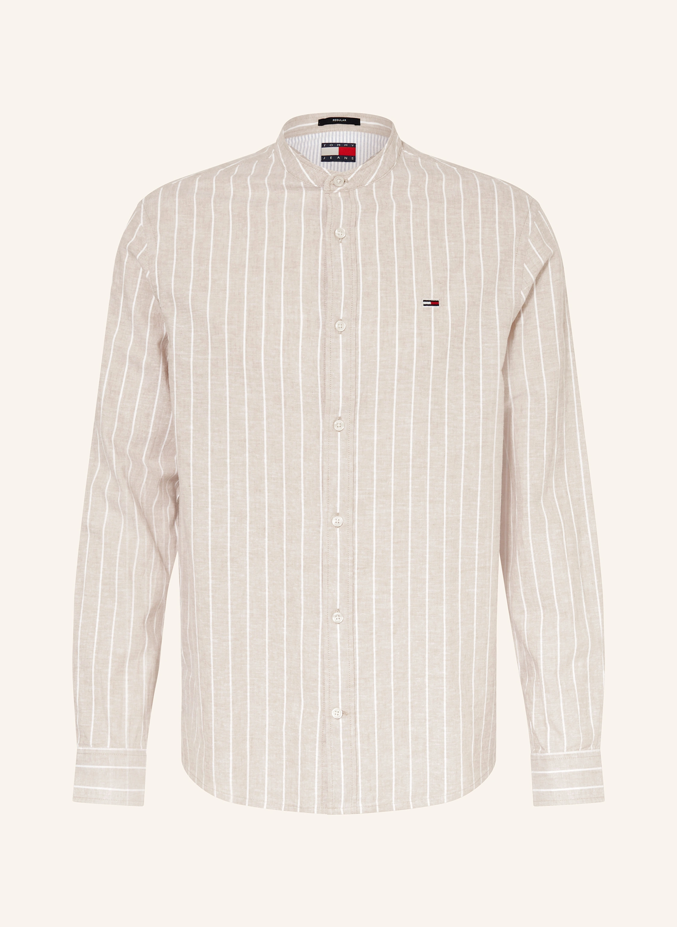 TOMMY JEANS Hemd Regular Fit mit Leinen