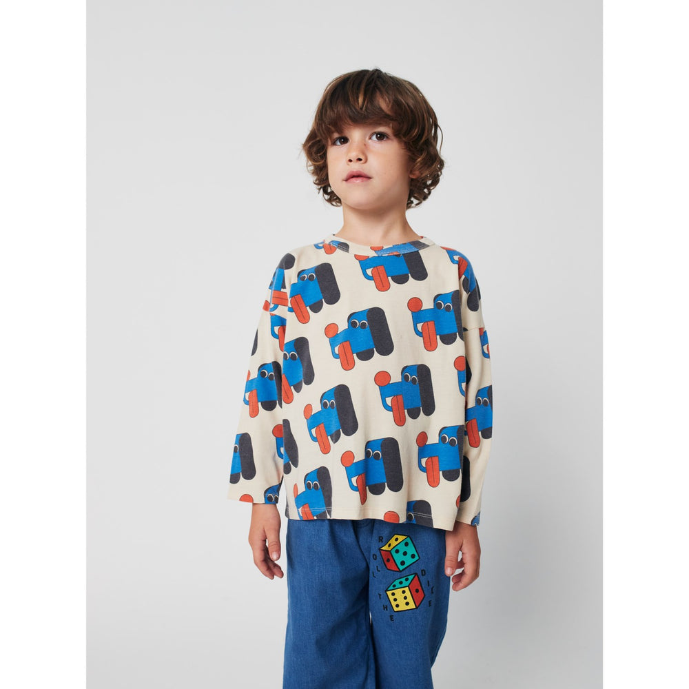 Køb Bobo Choses Offwhite Doggy Mate All Over Bluse