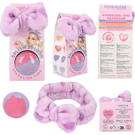 TOPModel Beauty and me badebombe og hårbånd – flere varianter – assorteret