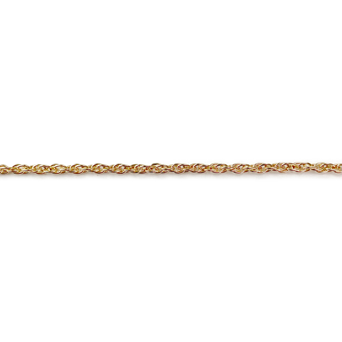 Collier d'occasion or 750 jaune maille corde 60.5 cm