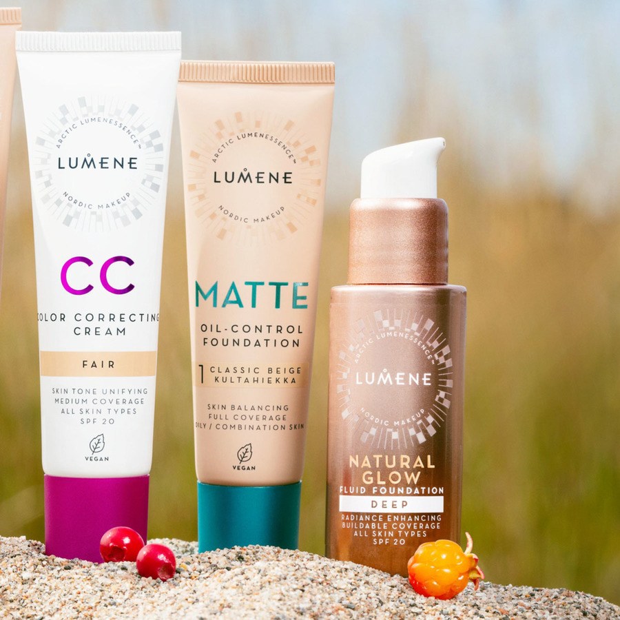 Lumene Matte Oil-Control Foundation 5 Deep Tan 30ml