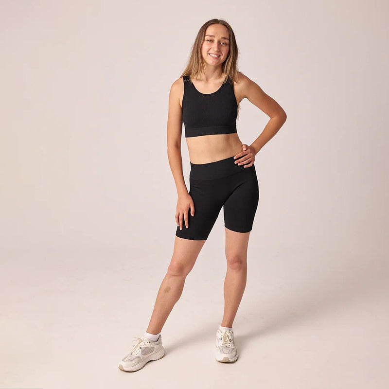 Sport-BH Seamless Schwarz